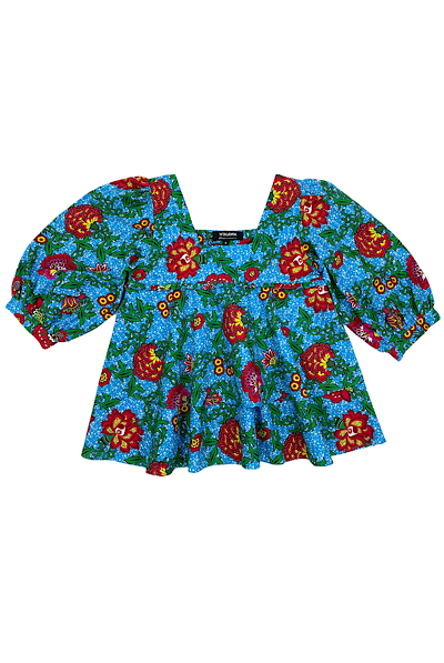 AFRICAN BABYDOLL BLOUSE