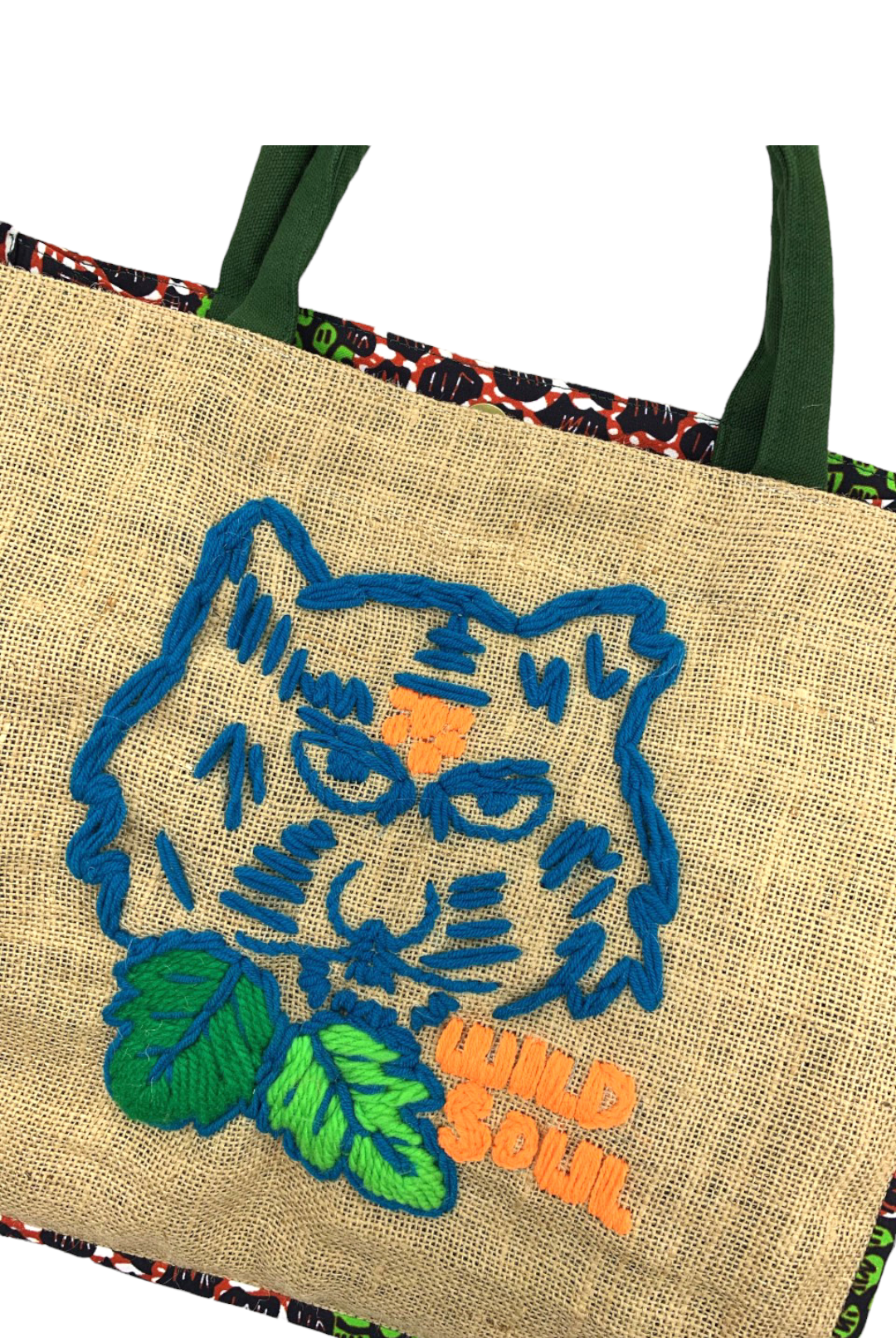 AFRICAN EMBROIDERED TOTE BAG