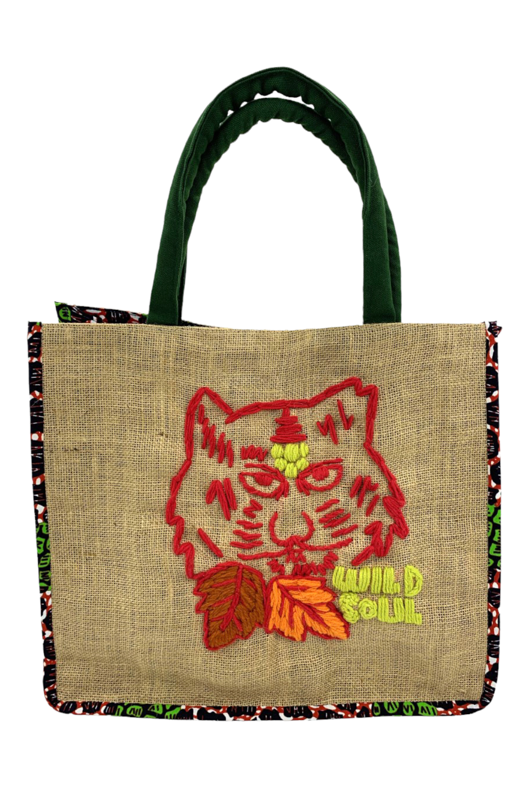 AFRICAN EMBROIDERED TOTE BAG