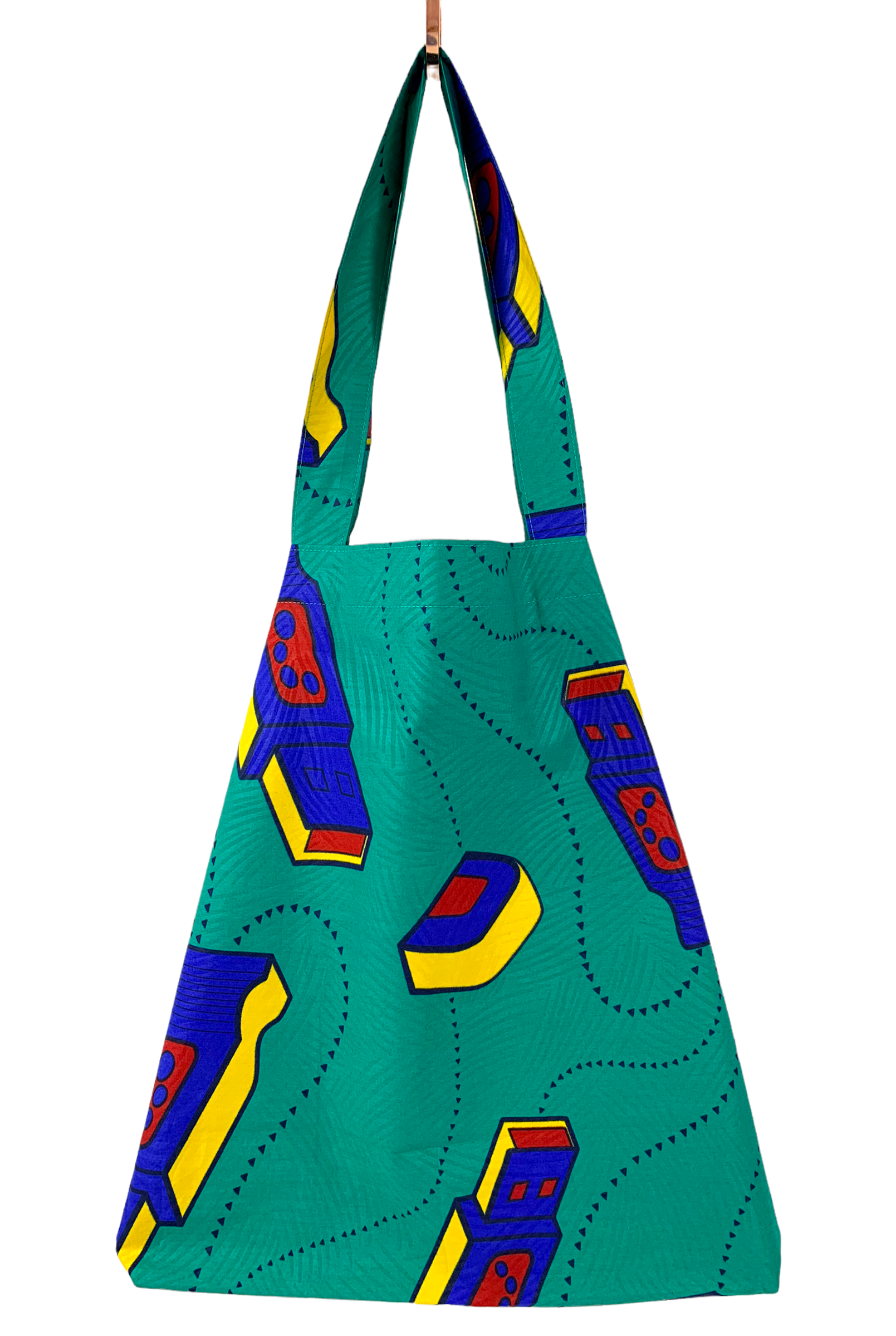 AFRICAN FABRIC TOTE BAG