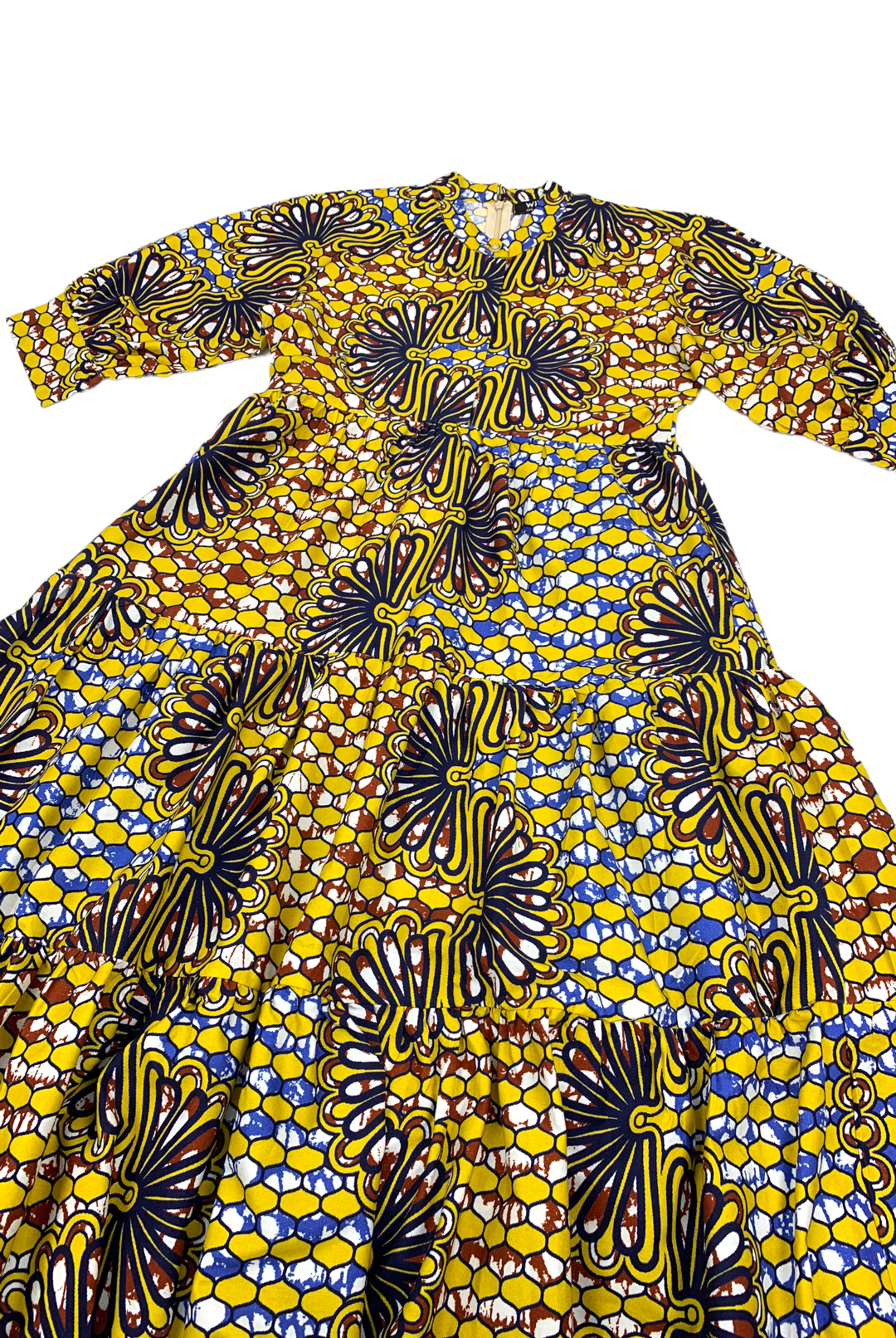 AFRICAN RUFFLED DRESS