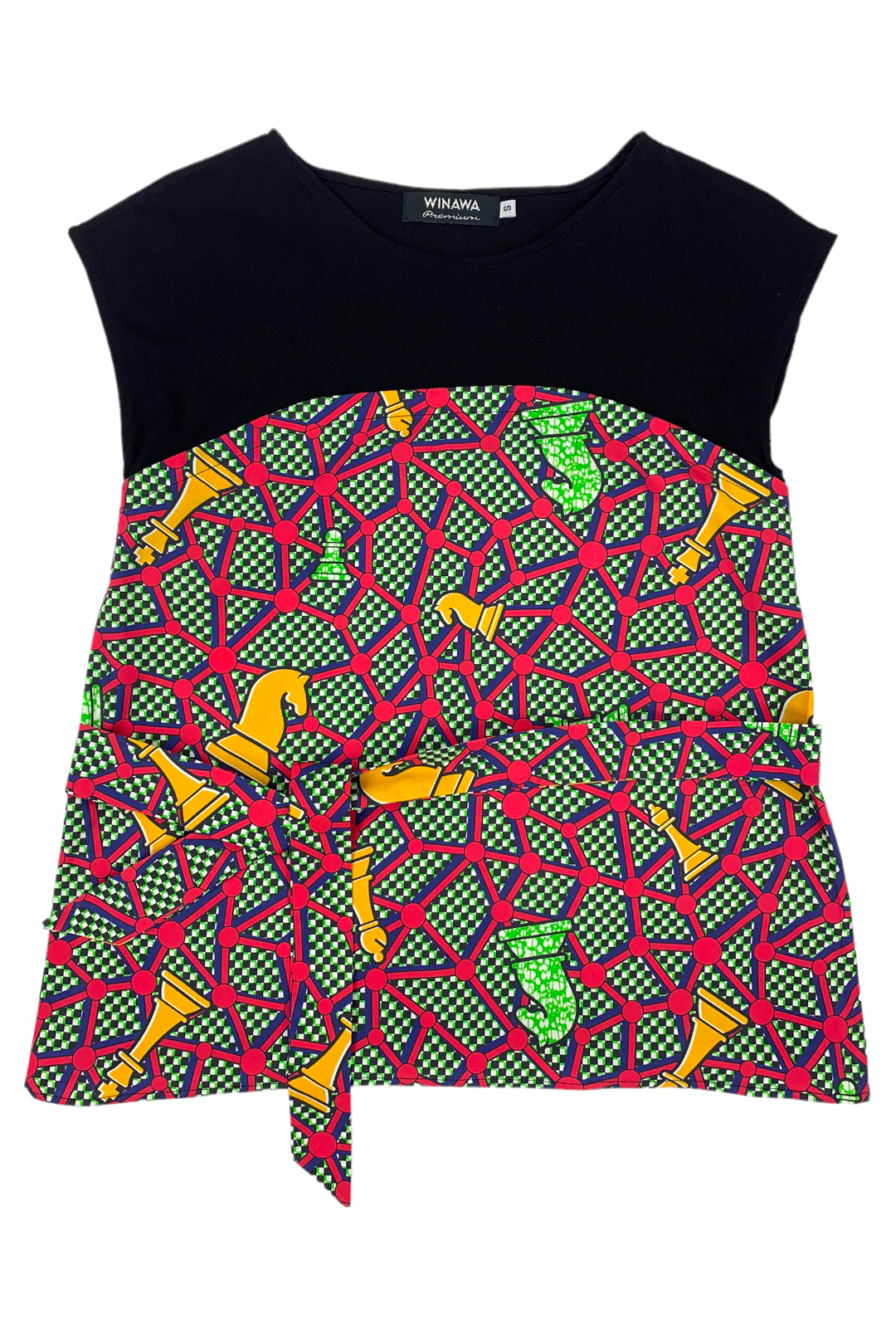 AFRICAN SHORT SLEEVES BLOUSE