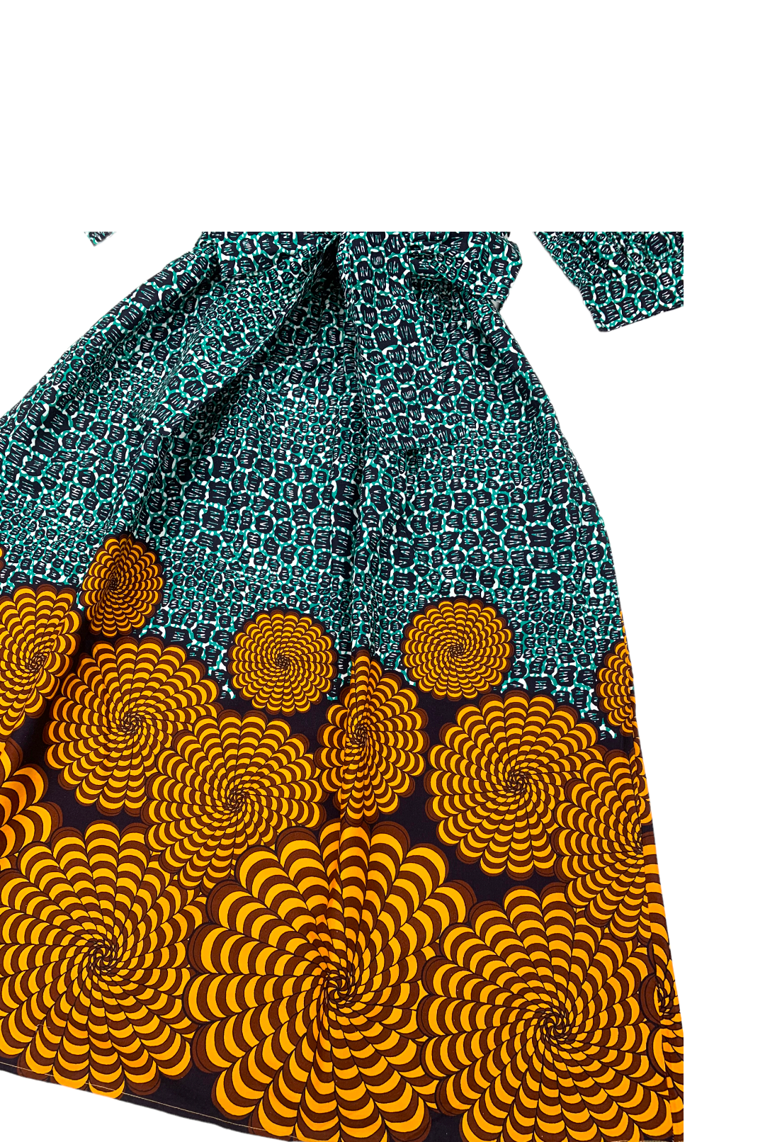 AFRICAN FLORAL PRINT DRESS