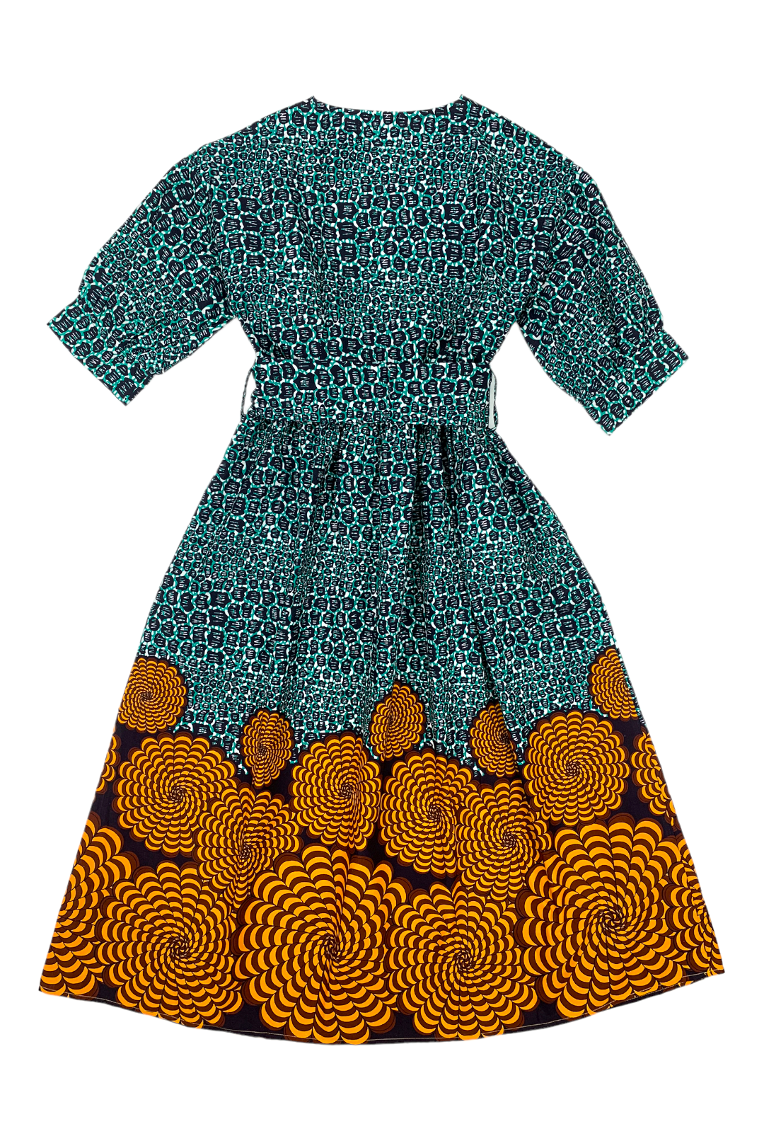 AFRICAN FLORAL PRINT DRESS